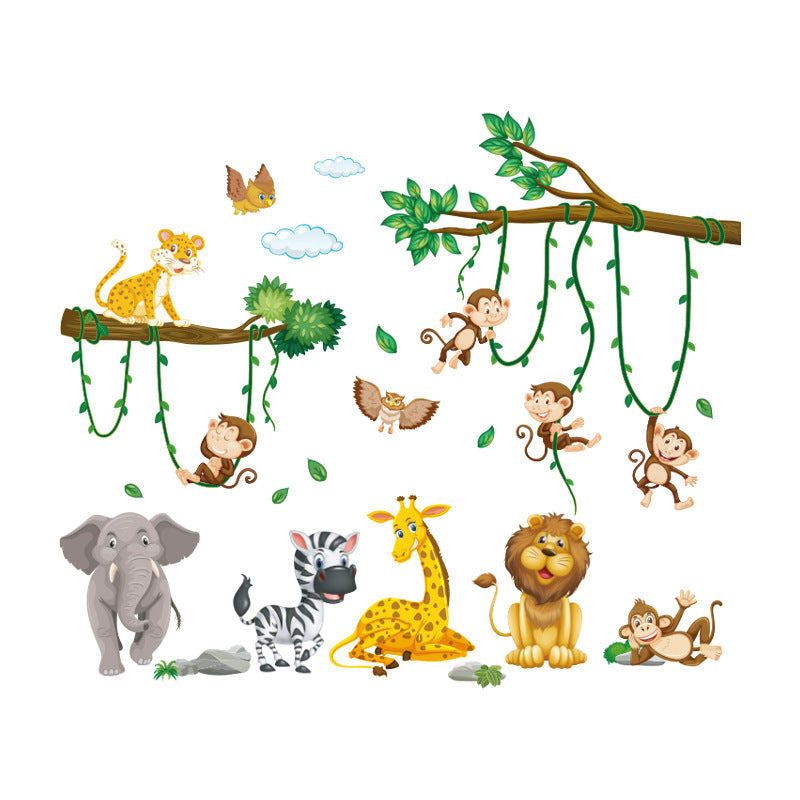 Vibrant wall stickers designed for children's spaces