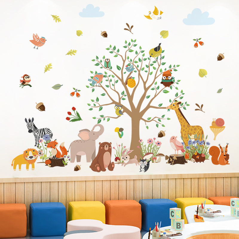 Decorative wall decals for kids' imaginative spaces