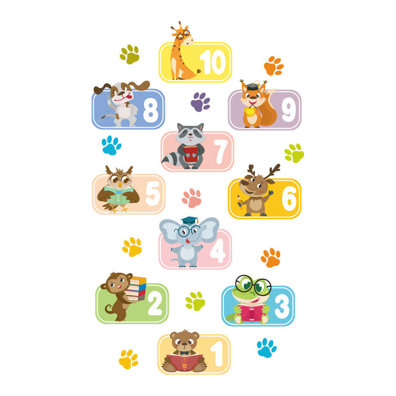 Vibrant playroom design featuring hopscotch sticker 5