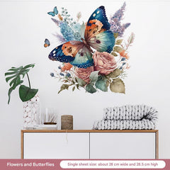 butterfly wall art in playroom setting 9