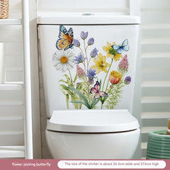 butterfly wall sticker on smooth surface 3