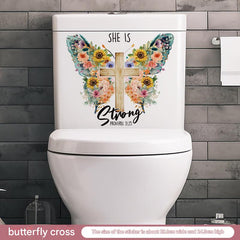 vinyl butterfly wall sticker application 7