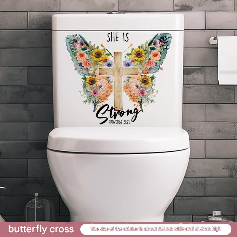 vinyl butterfly wall sticker application 7