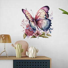 hand-painted butterfly wall sticker design 2