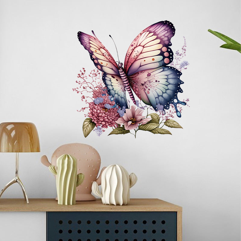 hand-painted butterfly wall sticker design 2