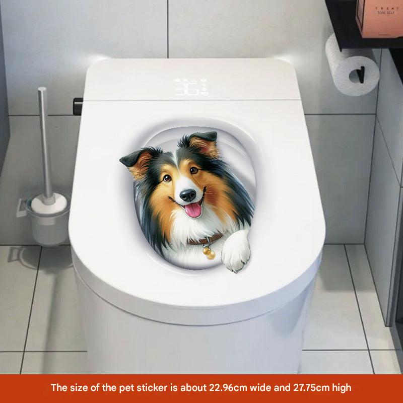 colourful cat design toilet seat