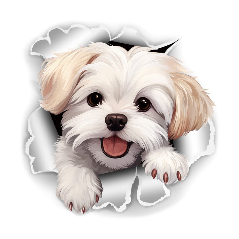 Cute puppy theme decor for bathrooms 5