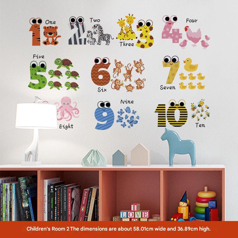 Engaging wall decals for classroom use
