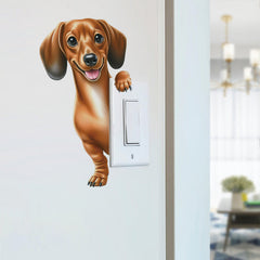 Charming wall sticker of a playful elephant for kids