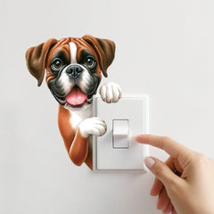 Colourful cartoon animal wall stickers design