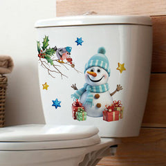 Fun holiday-themed toilet seat cover