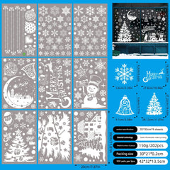 Easy to install static cling decorations