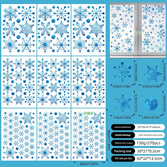 Eco-friendly Christmas cling decor