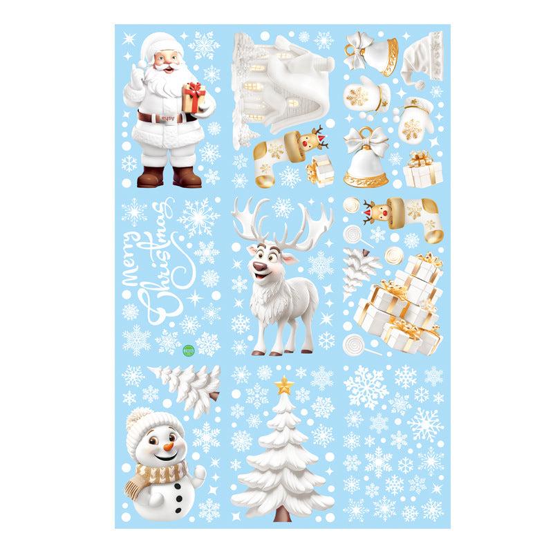 Mess-free Christmas window decorations