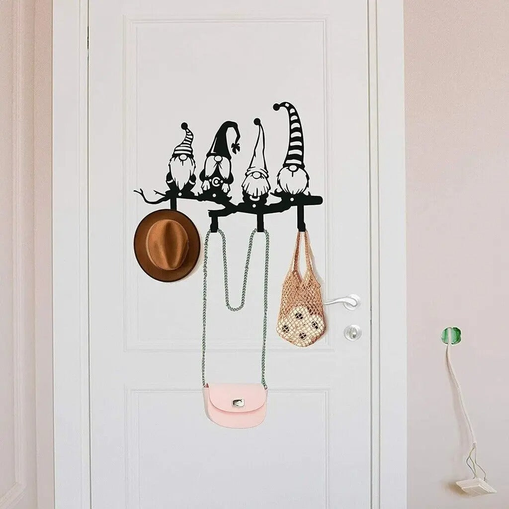 Close-up of the gnome key holder design