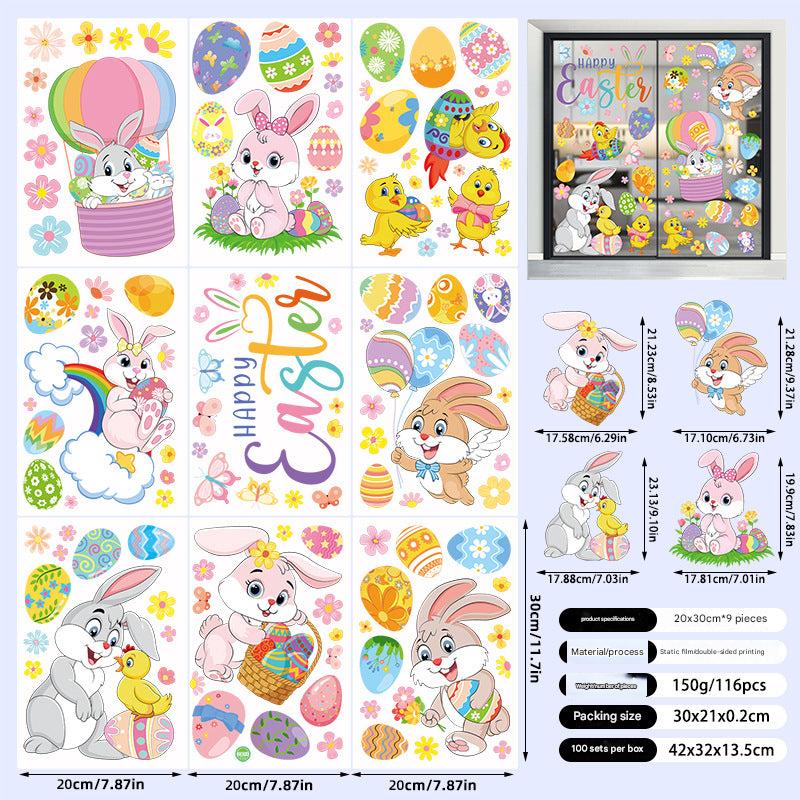 Easter Bunny window sticker design 9
