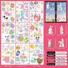 Easter Bunny window sticker design 10