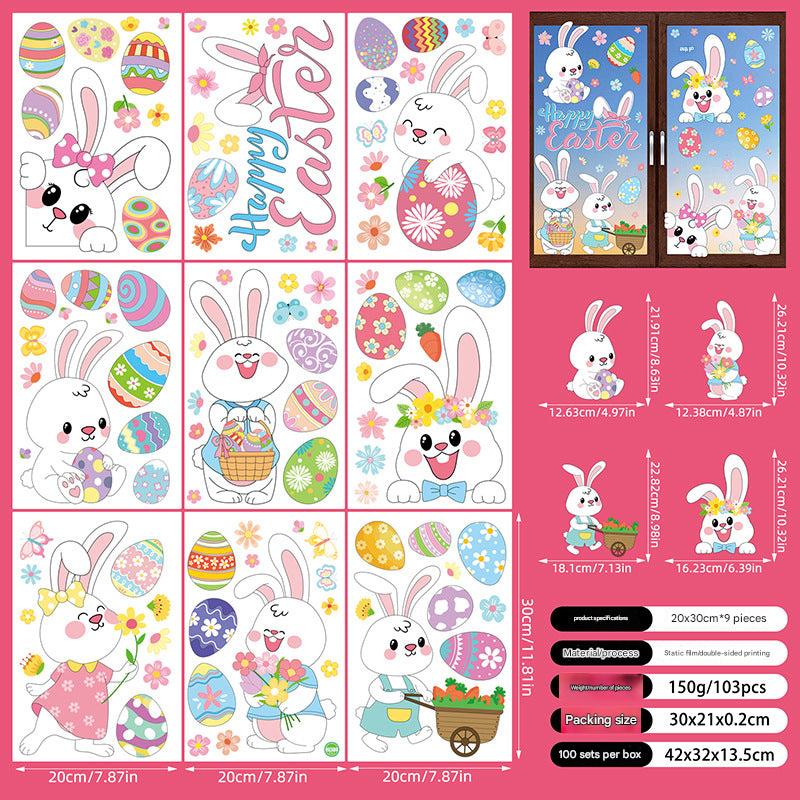 Easter Bunny window sticker design 10