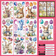 Easter Bunny window sticker design 1