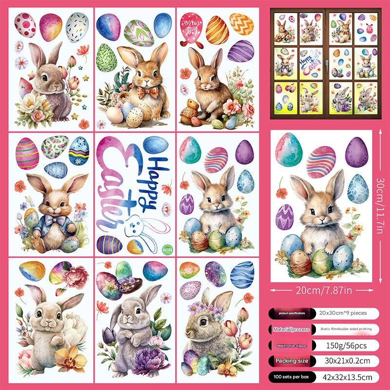 Easter Bunny window sticker design 1