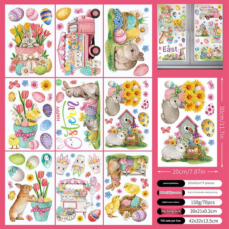 Easter Bunny window sticker design 2