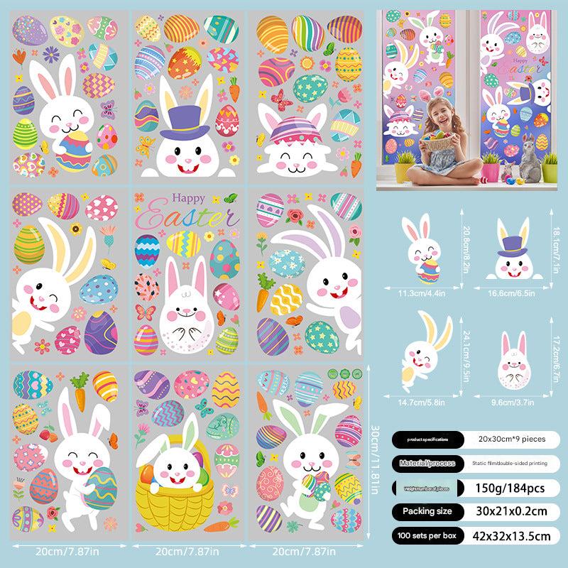 Easter Bunny window sticker design 7