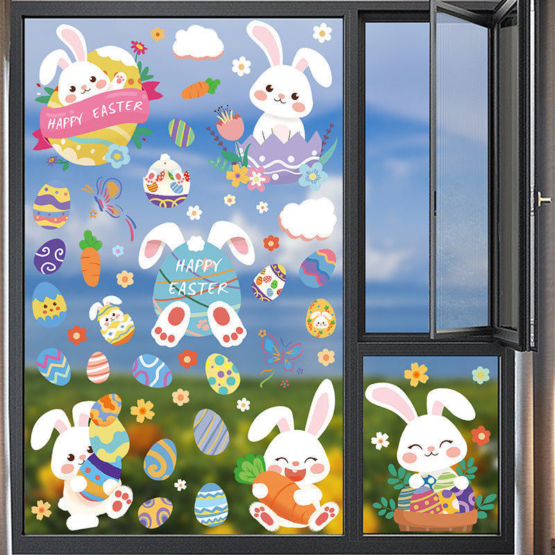 Easter Bunny window sticker design 3
