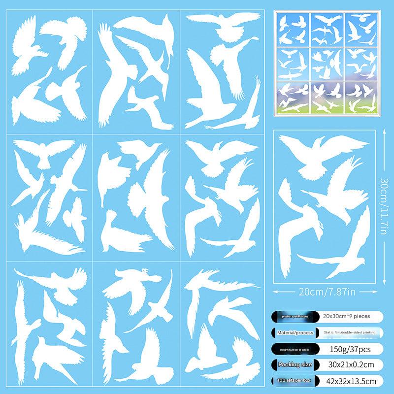 Spring floral window sticker design 10