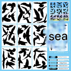 Spring floral window sticker design 1