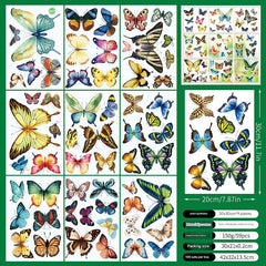 Spring floral window sticker design 8