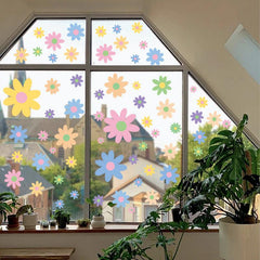 Spring floral window sticker design 2