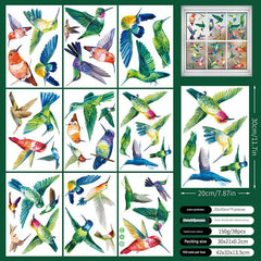 Spring floral window sticker design 8