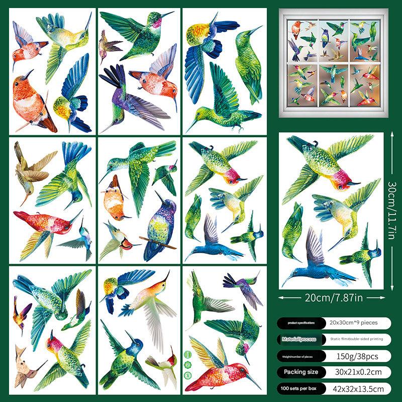 Spring floral window sticker design 8