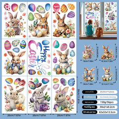 Easter Bunny window cling design 2