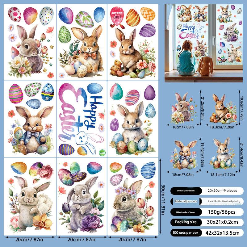 Easter Bunny window cling design 2