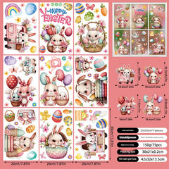 Easter decoration window cling display 4