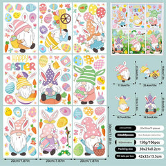 DIY Easter Bunny home decoration cling 5