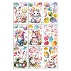 DIY Easter Bunny home decoration cling 5