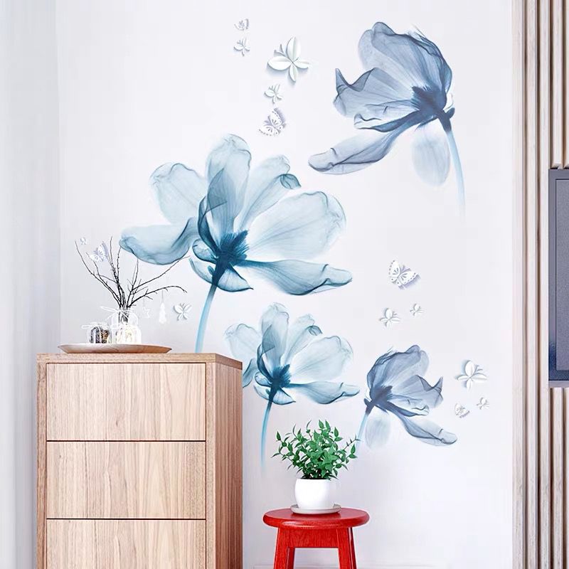 3D floral wall sticker design 2