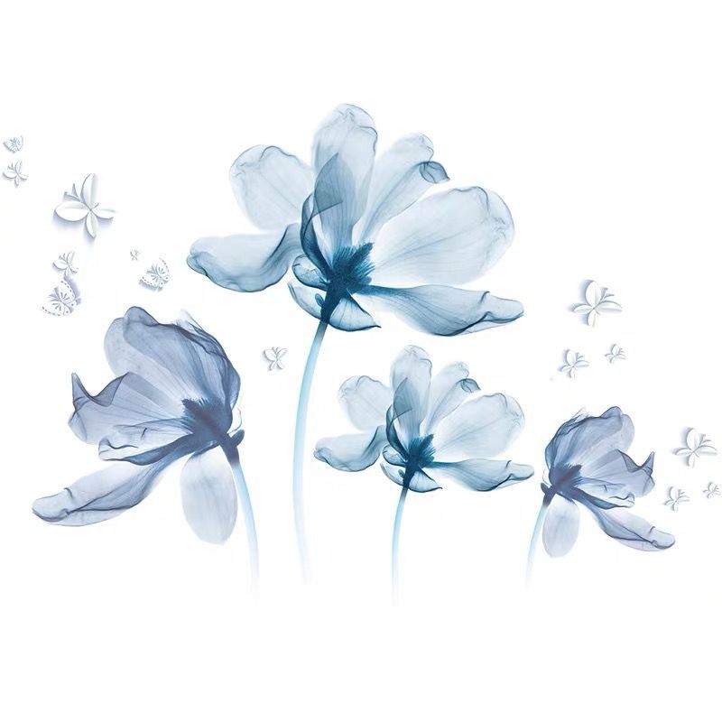 3D floral wall sticker design 5