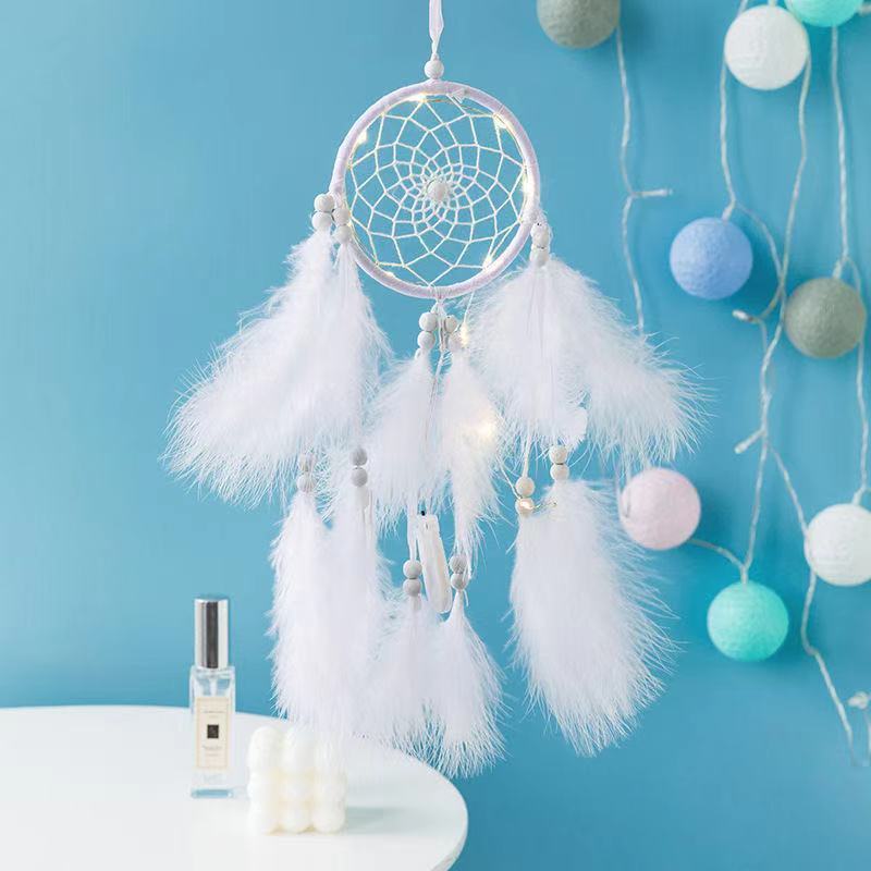 candy circle themed wind chime at home