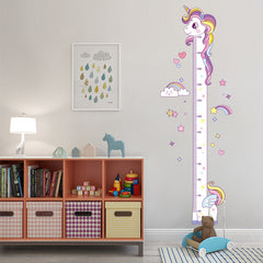 Durable vinyl unicorn height measuring chart