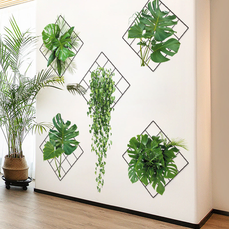 Hanging basket with vibrant plants indoors
