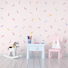 Vibrant wall art featuring Scandinavian design