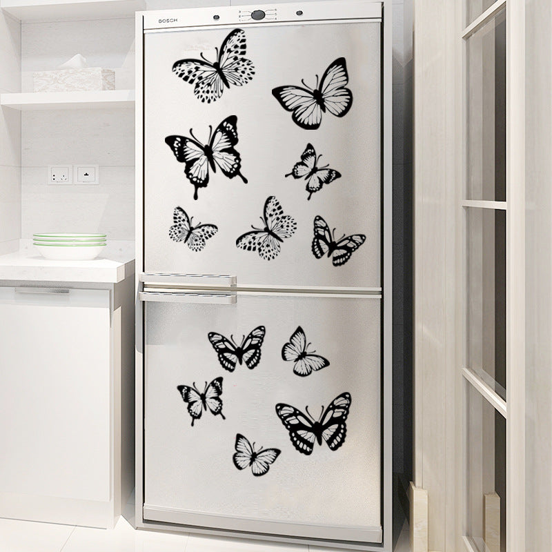 Close up of intricate butterfly wall sticker