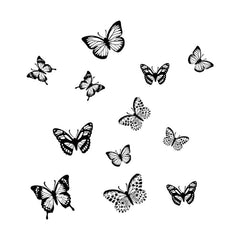 Stylish butterfly decor for kids room