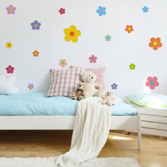 Colourful floral wall sticker design 3