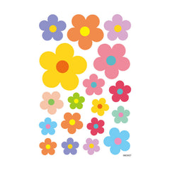 Colourful floral wall sticker design 5