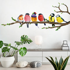 colourful bird wall stickers image 2