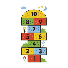 Creative number floor stickers in playroom image 5